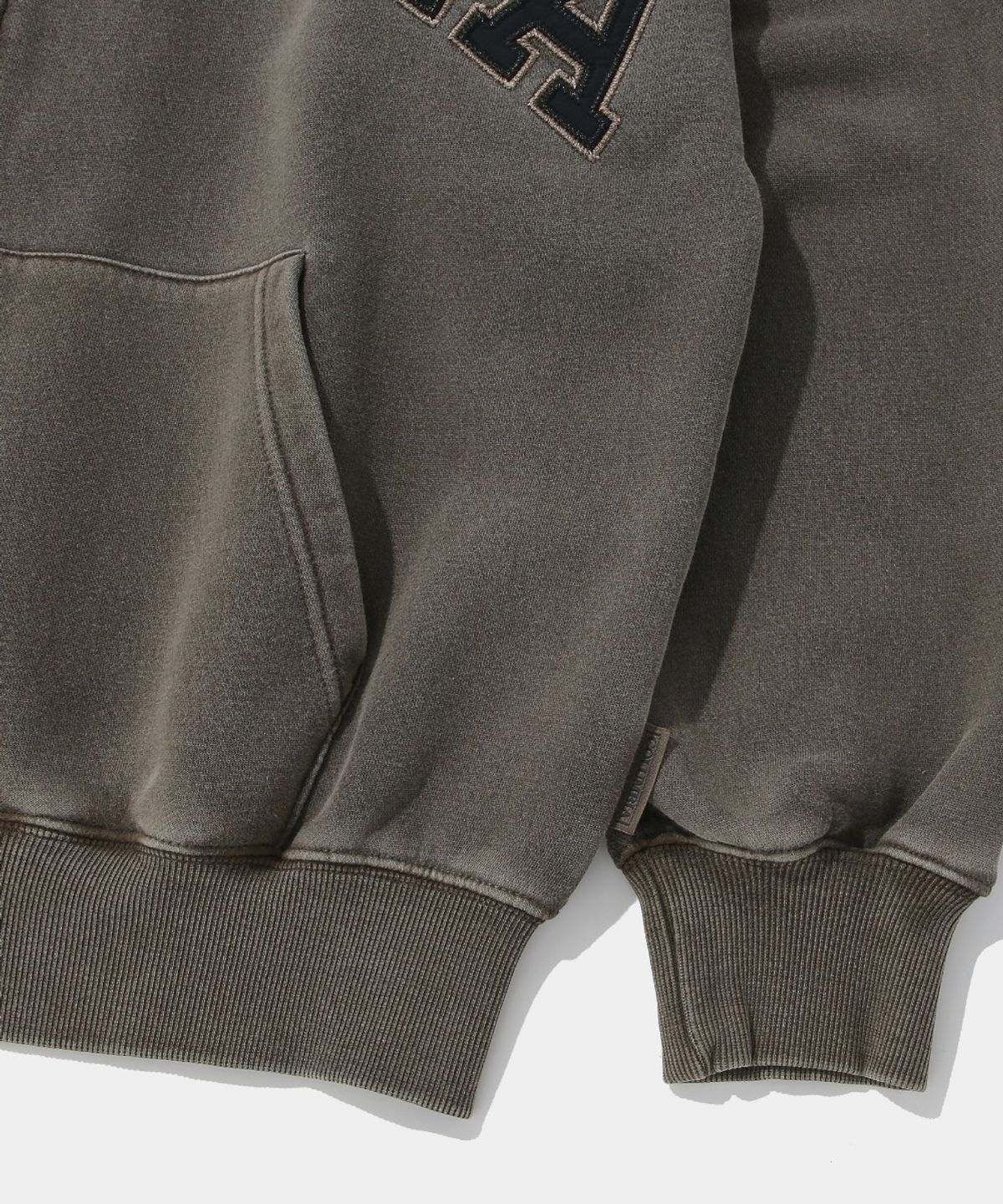 컬럼비아 유니버시티(COLUMBIA UNIVERSITY) BIG ARCH DYED FLEECE ZIP-UP HOODIE_BROWN