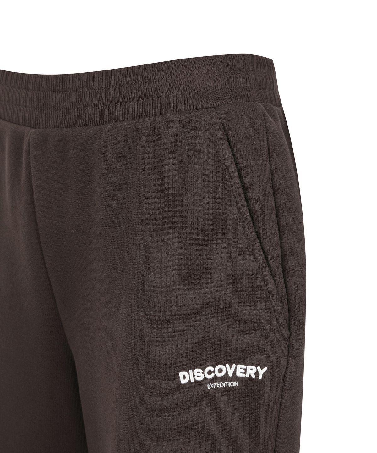디스커버리 익스페디션(DISCOVERY EXPEDITION) 여성 에어로웜 기모 니트 트레이닝 스트레이트 팬츠 (Brown)
