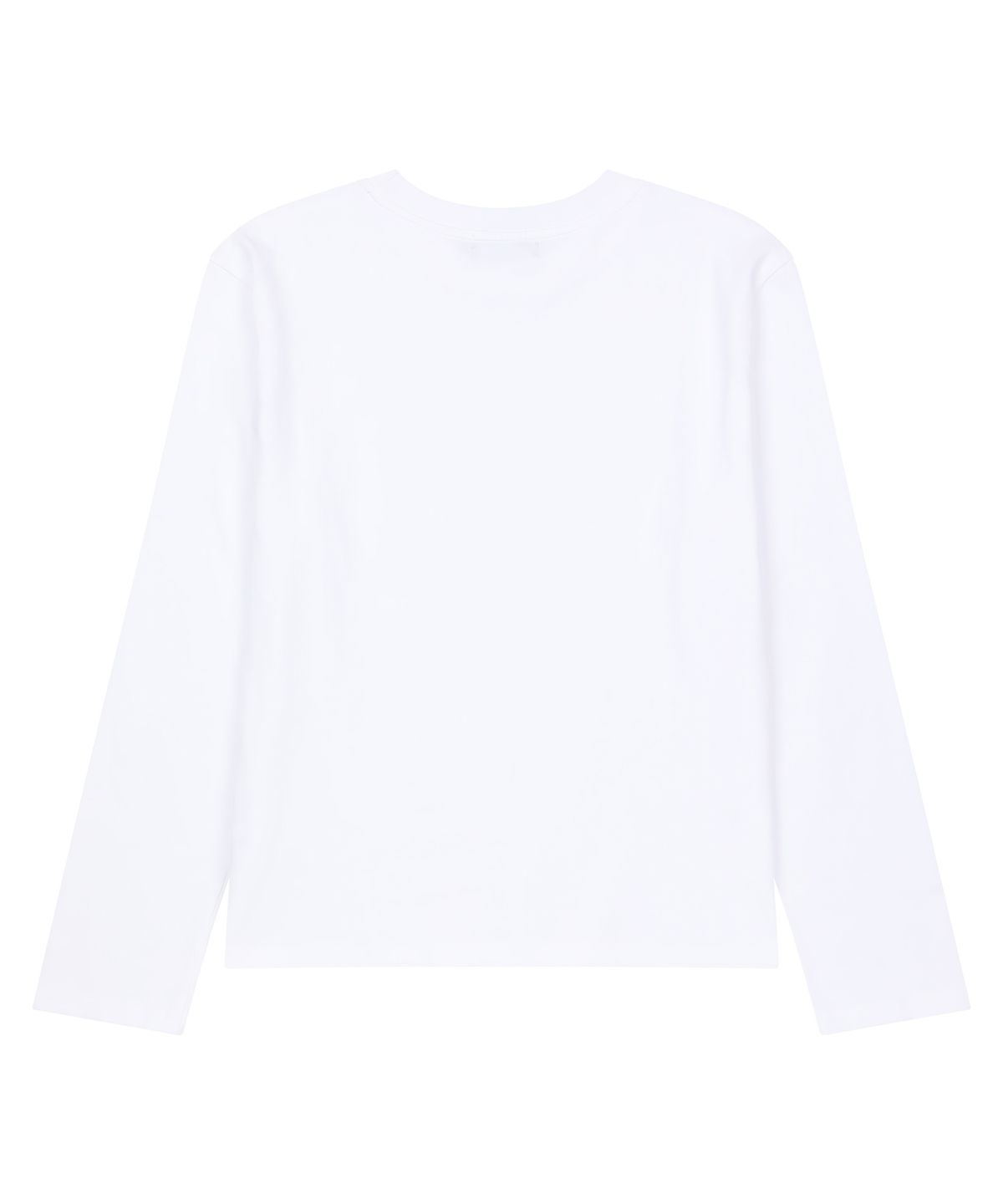 셔츠마이립스(SHIRTMYLIPS) 러브 사랑 디스코 락스타 크롭 롱슬리브 (화이트/레드)