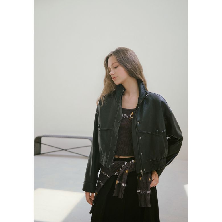 [전략] 페이크레더 블루종 점퍼 ES4TZ901