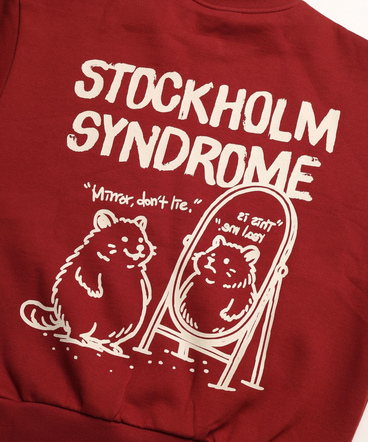 스톡홀름 신드롬(STOCKHOLM SYNDROME) REAL LIFE CREW - BURGUNDY