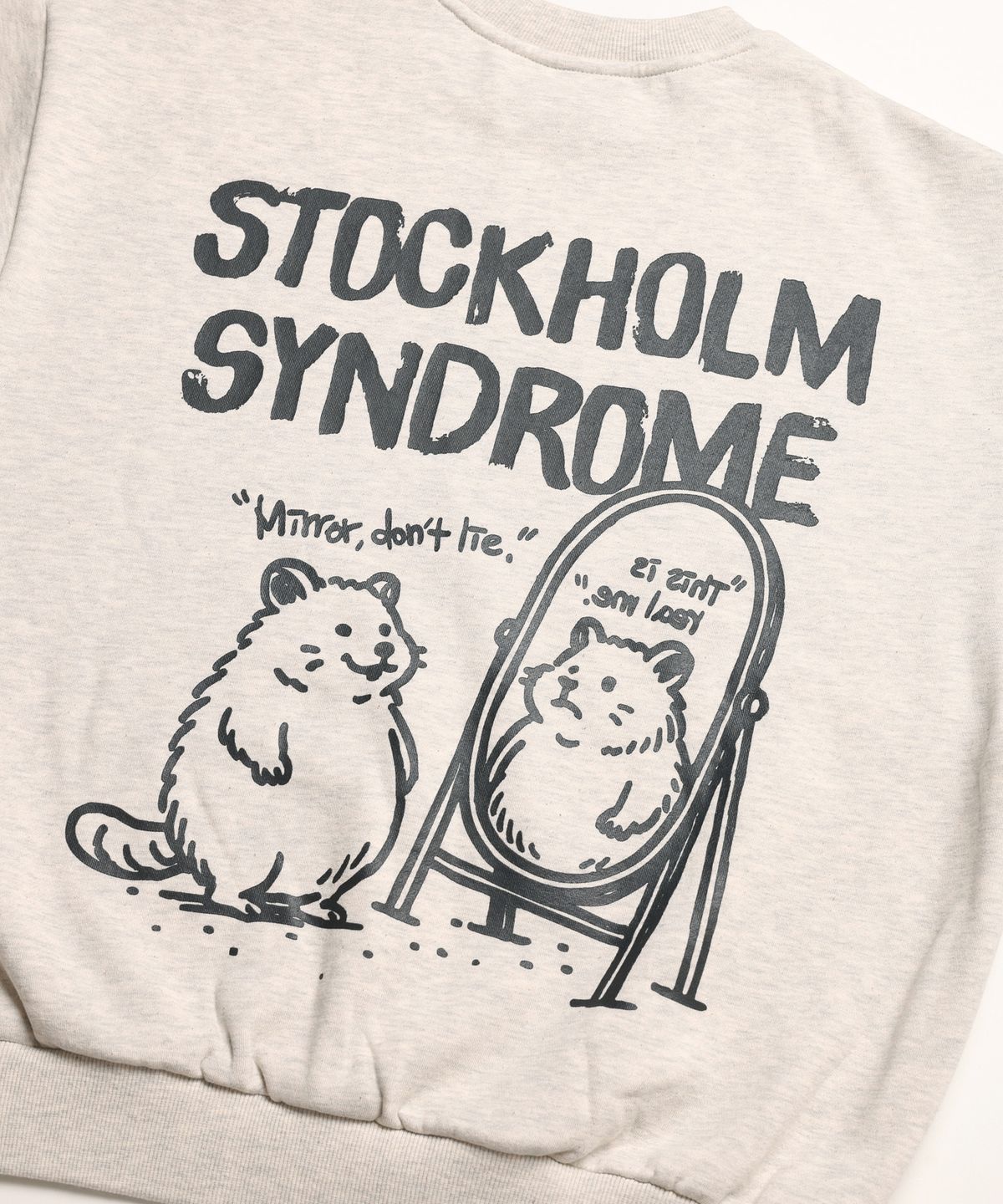 스톡홀름 신드롬(STOCKHOLM SYNDROME) REAL LIFE CREW - OATMEAL