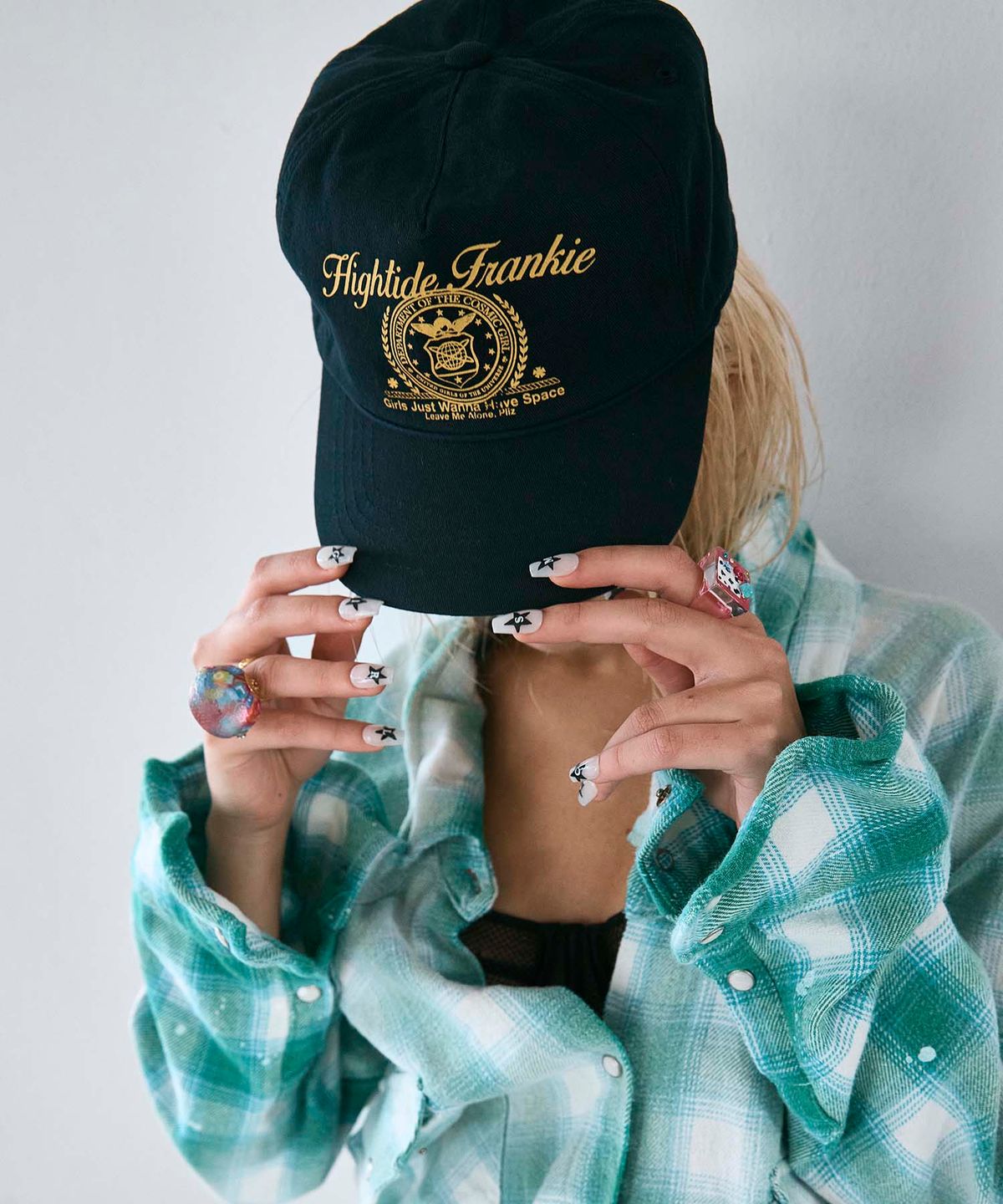하이타이드 프랭키(HIGHTIDEFRANKIE) Leave Me Alone Cap Navy