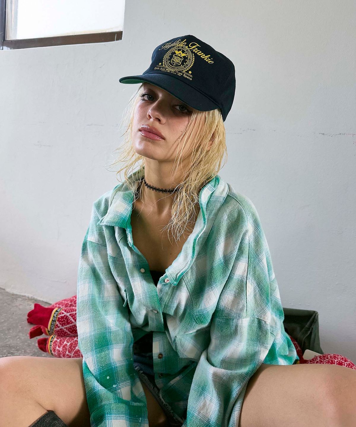 하이타이드 프랭키(HIGHTIDEFRANKIE) Leave Me Alone Cap Navy