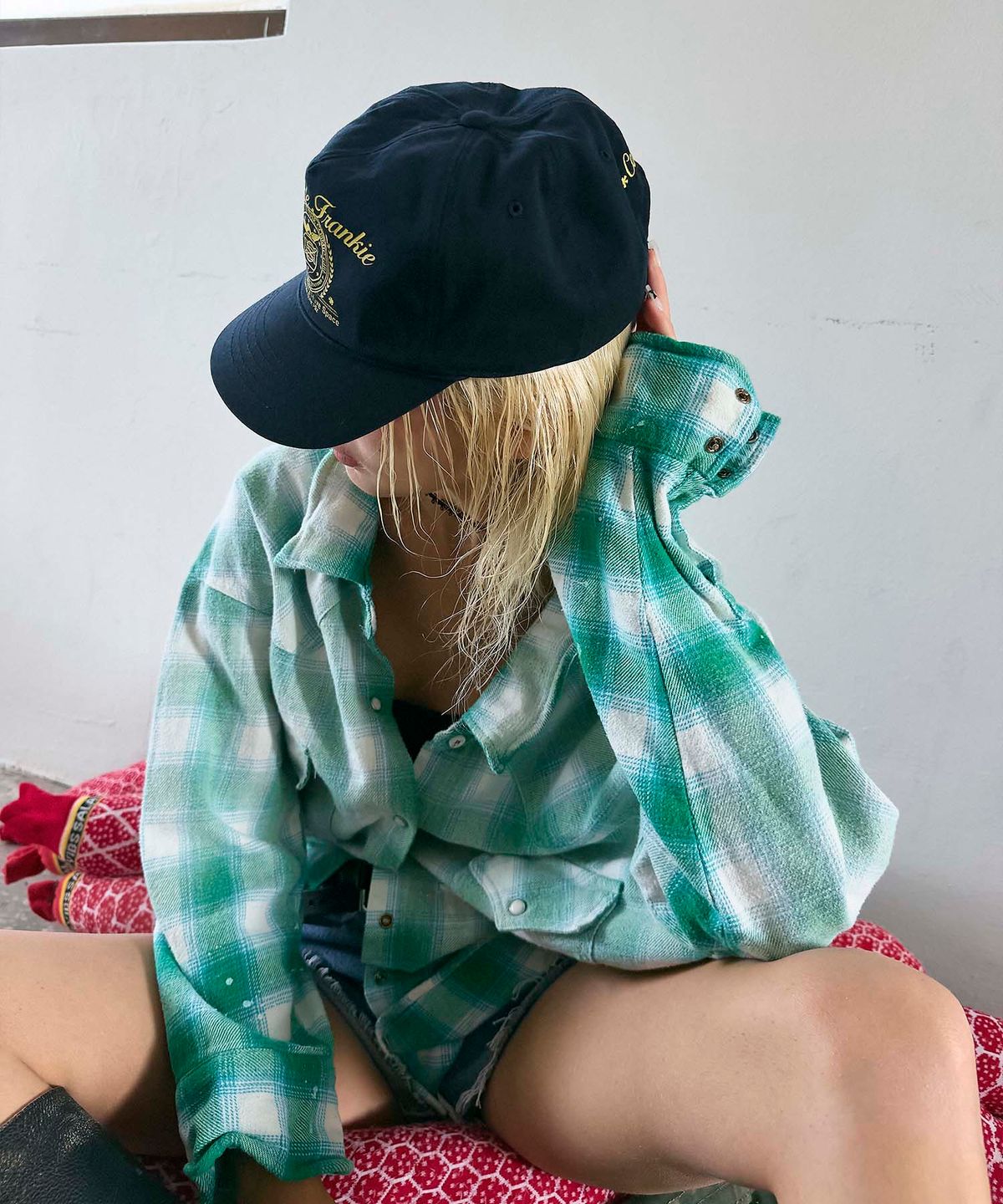 하이타이드 프랭키(HIGHTIDEFRANKIE) Leave Me Alone Cap Navy