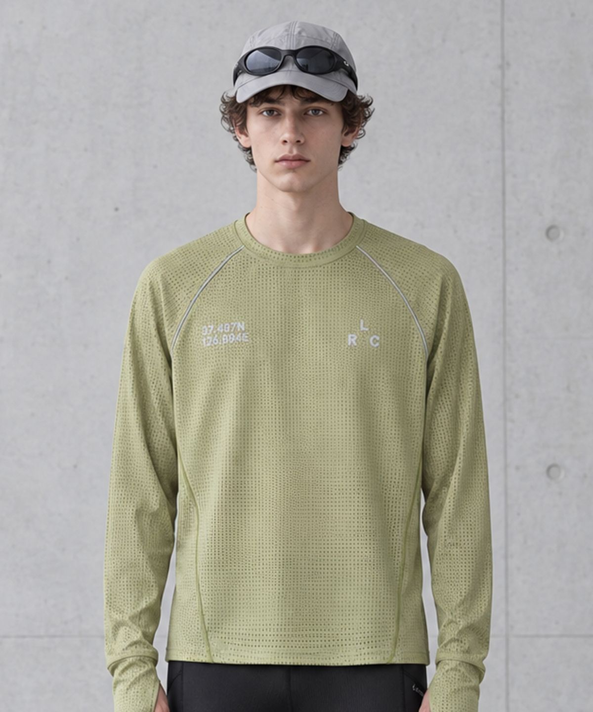 레이지비(LAZYBEE) 에어플로우 모션 벤트 러닝 리플렉티브 타공 롱 슬리브 M (4컬러)