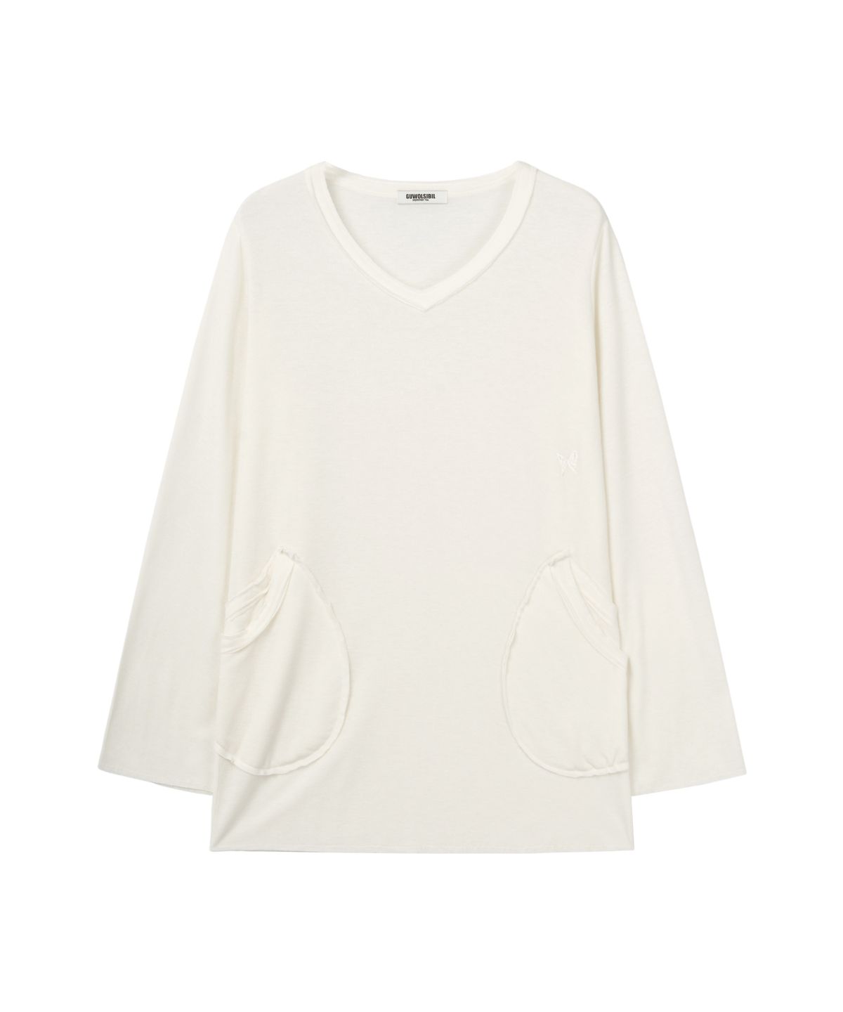 구월십일(GUWOLSIBIL) Neck Layer Long Sleeveless Ivory