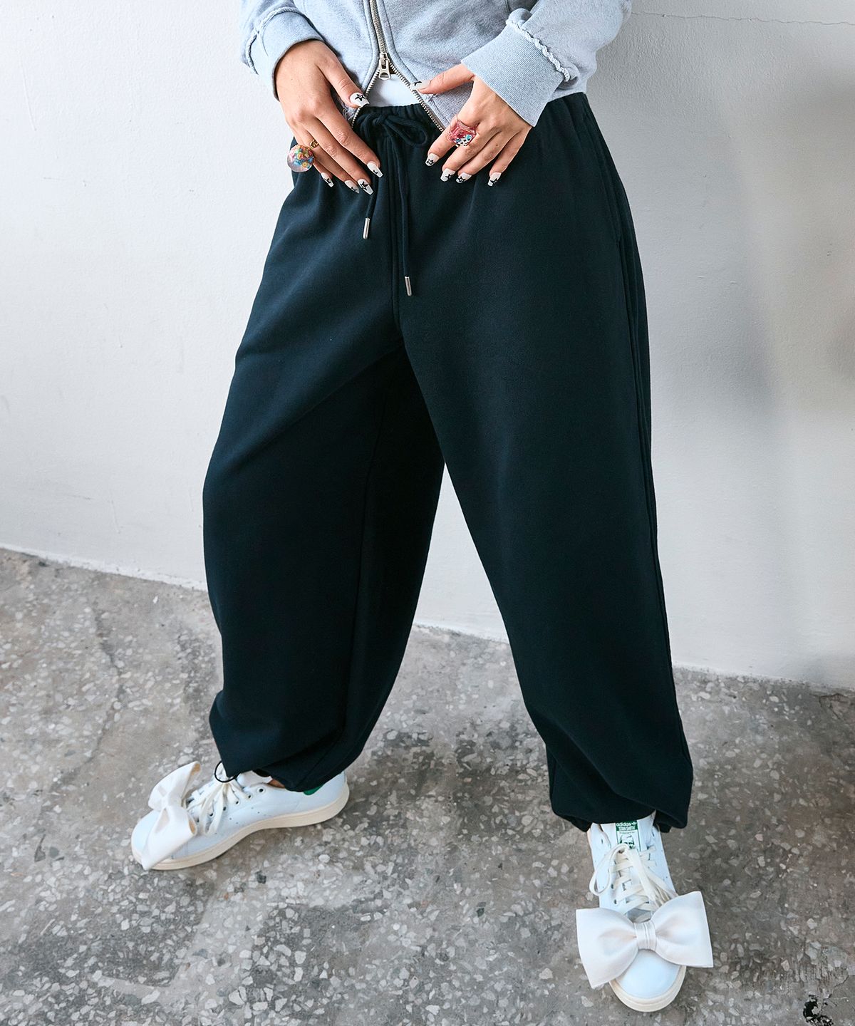 하이타이드 프랭키(HIGHTIDEFRANKIE) Cosmic Uniform String Pants Navy