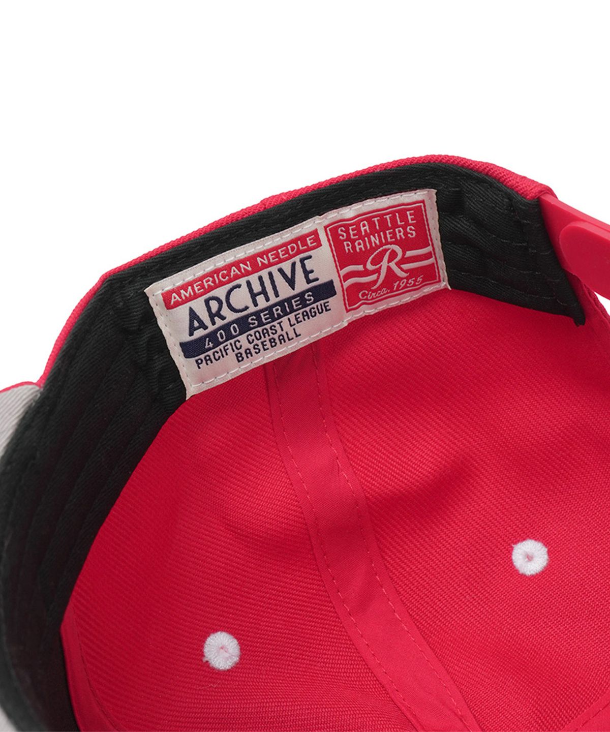아메리칸니들(AMERICAN NEEDLE) ARCHIVE400 SEATTLE RAINERS MILB - RED