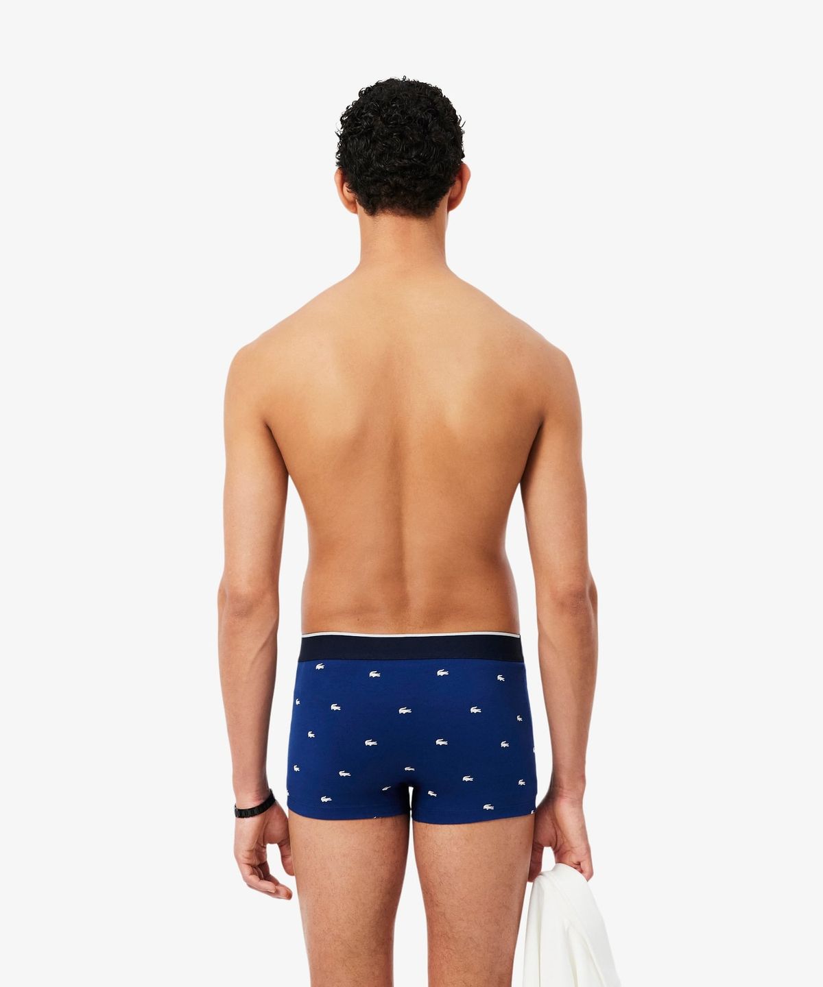 라코스테(LACOSTE) 남성 미니크록 남성 브리프 3PACK 5H1299-56N W3T