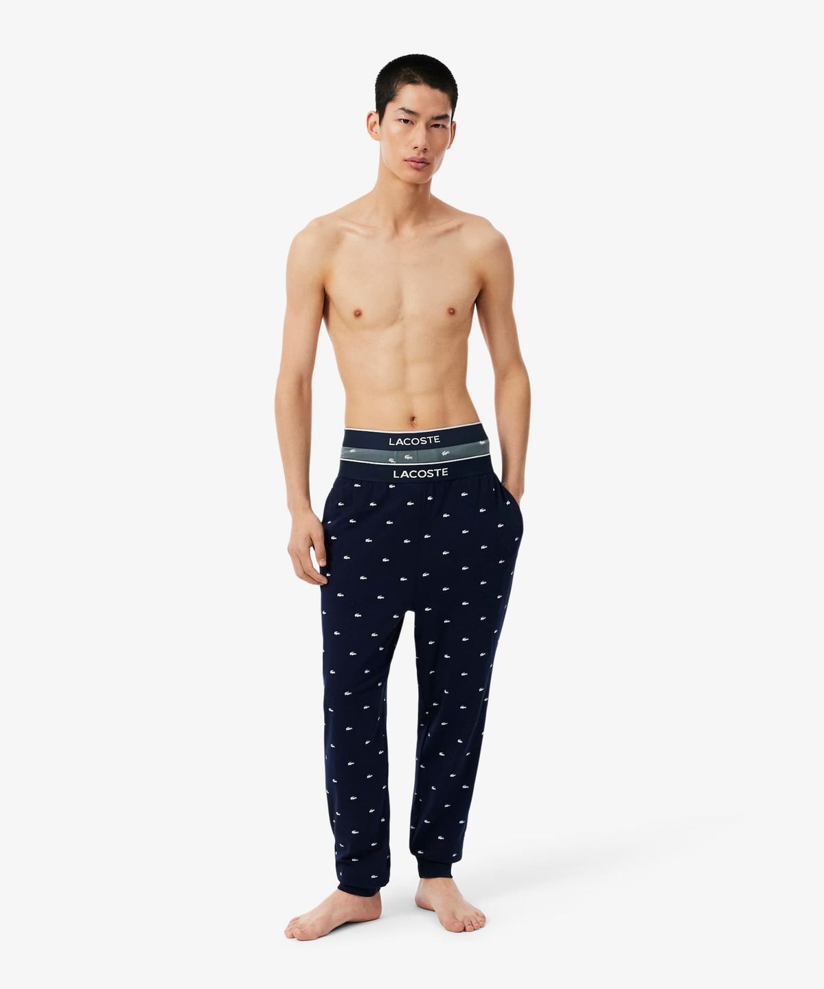라코스테(LACOSTE) 남성 미니크록 남성 브리프 3PACK 5H1299-56N RMH