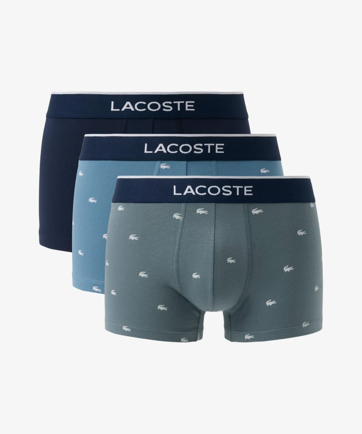 라코스테(LACOSTE) 남성 미니크록 남성 브리프 3PACK 5H1299-56N RMH