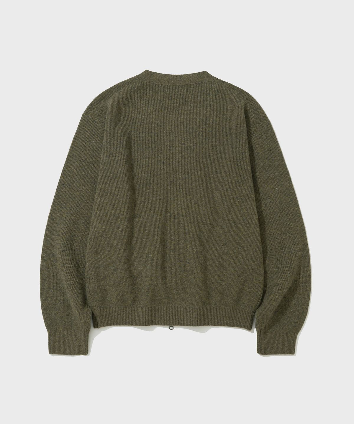 셔터(SHIRTER) WOOL CASHMERE ZIP CARDIGAN (OLIVE)