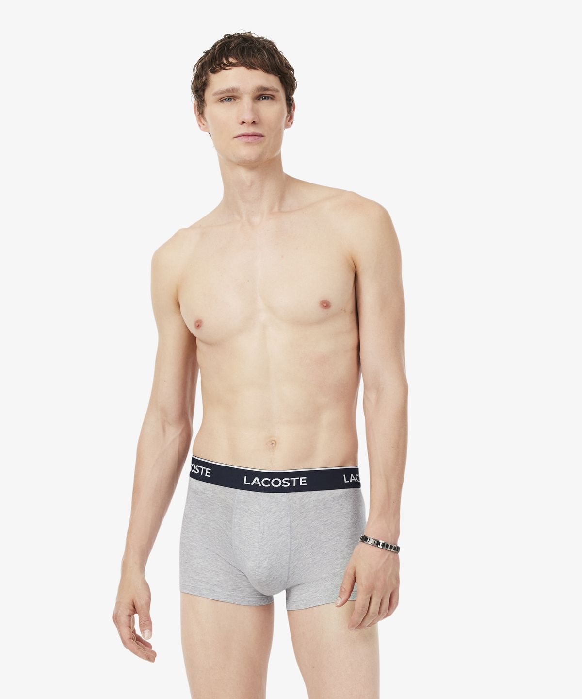 라코스테(LACOSTE) 남성 레터링 남성 브리프 3PACK 5H9081-56N RFB