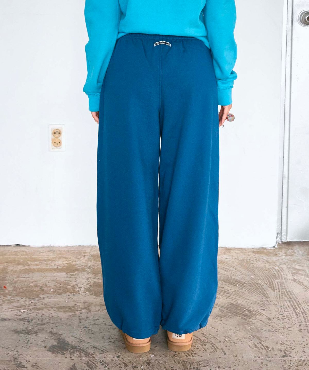 하이타이드 프랭키(HIGHTIDEFRANKIE) Cosmic Uniform String Pants Deep Blue