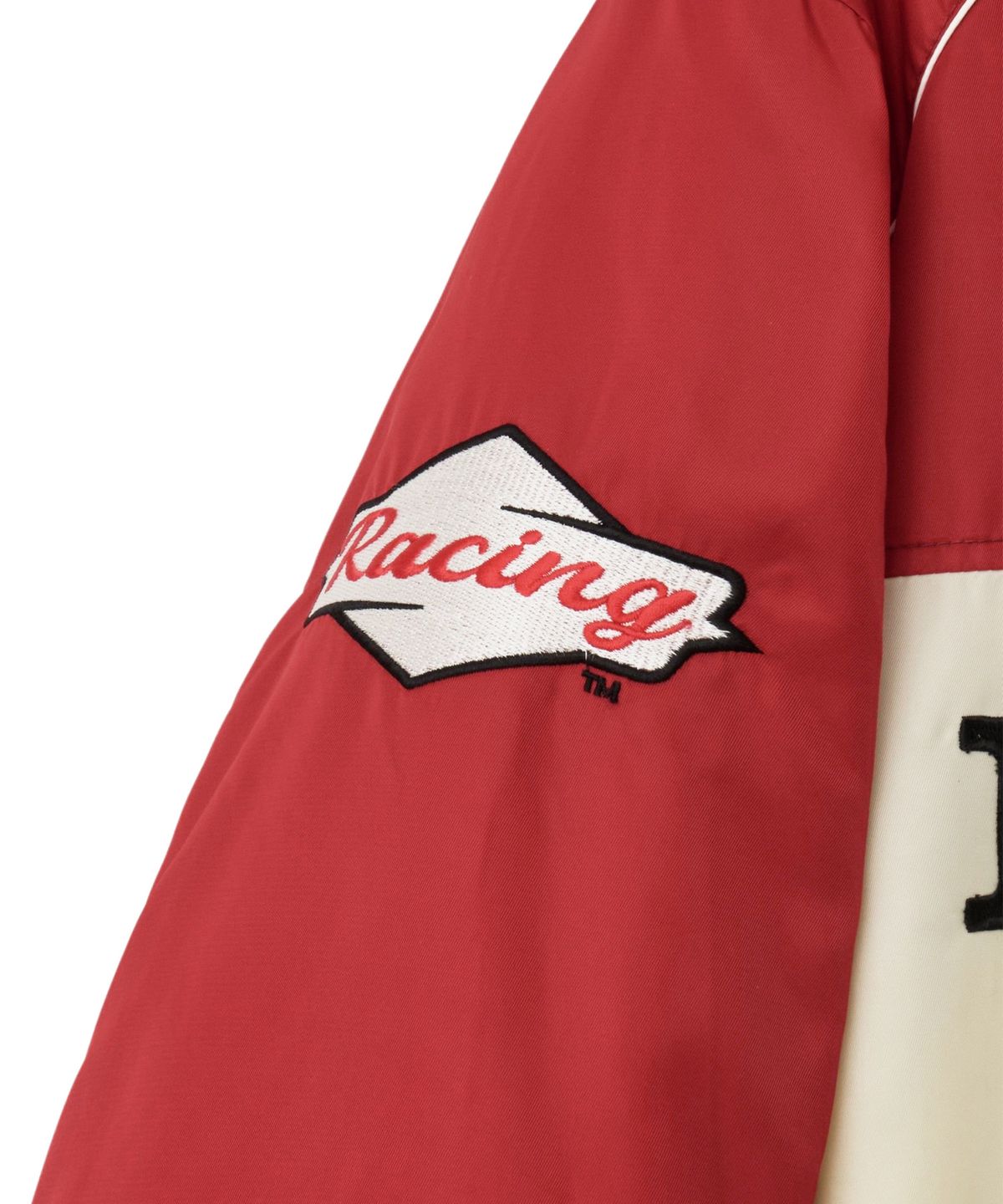 핍스 모터사이클(PHYPS MOTORCYCLE) Nylon Racing Patch Blouson Jacket Red