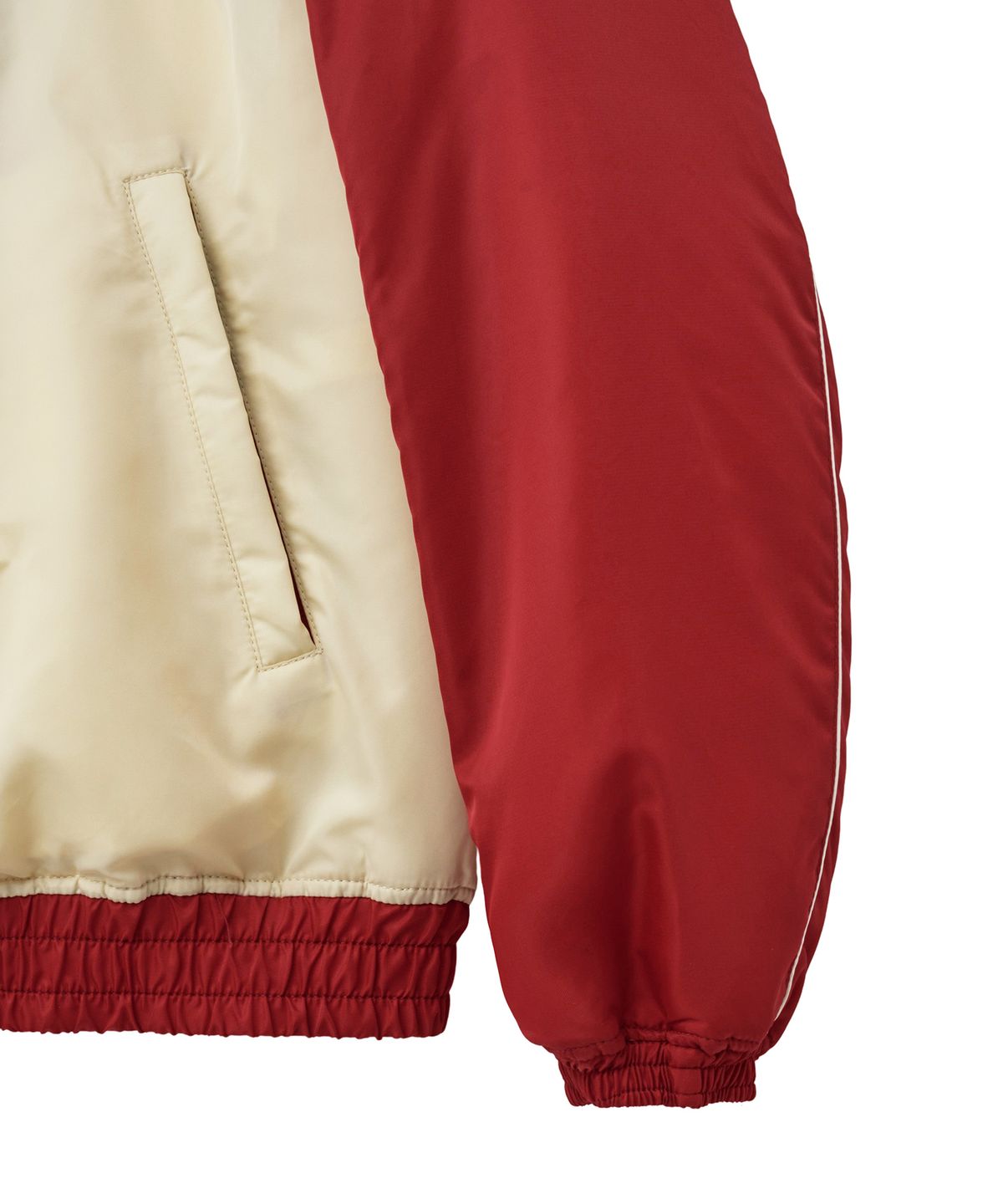 핍스 모터사이클(PHYPS MOTORCYCLE) Nylon Racing Patch Blouson Jacket Red