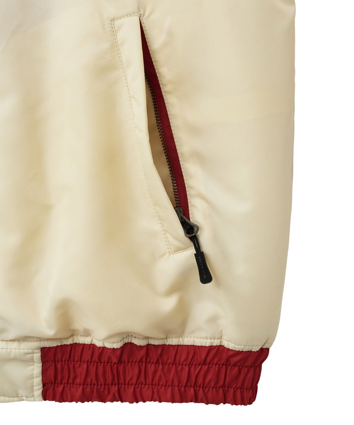 핍스 모터사이클(PHYPS MOTORCYCLE) Nylon Racing Patch Blouson Jacket Red