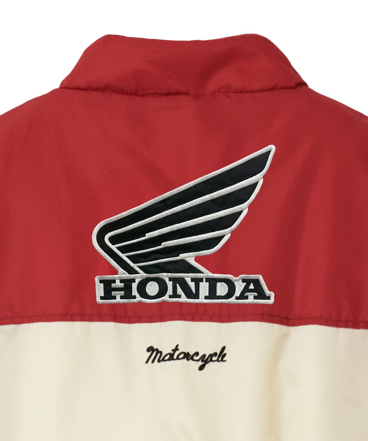 핍스 모터사이클(PHYPS MOTORCYCLE) Nylon Racing Patch Blouson Jacket Red