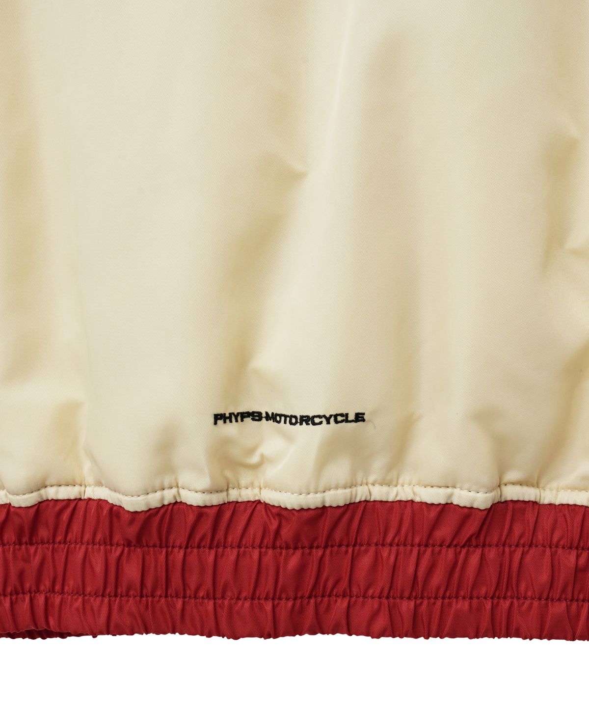 핍스 모터사이클(PHYPS MOTORCYCLE) Nylon Racing Patch Blouson Jacket Red