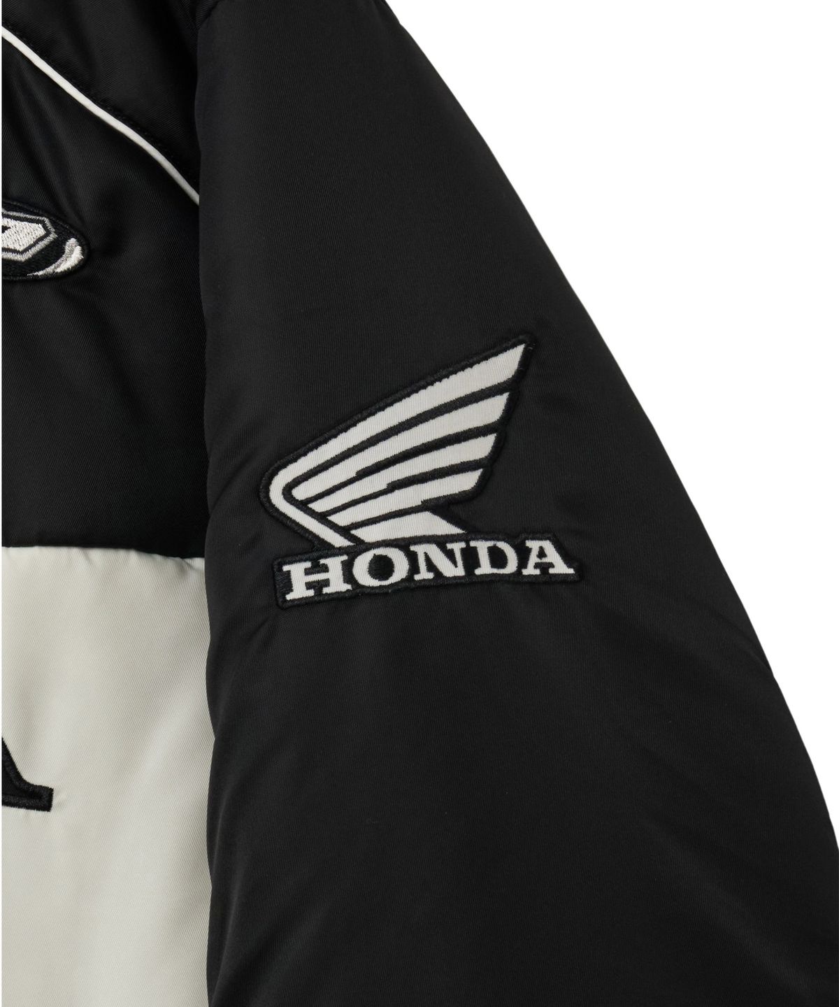 핍스 모터사이클(PHYPS MOTORCYCLE) Nylon Racing Patch Blouson Jacket Black