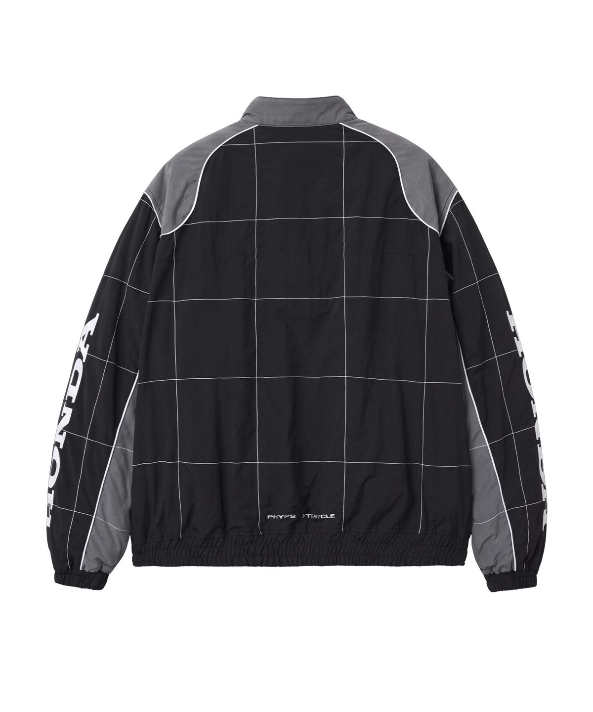 핍스 모터사이클(PHYPS MOTORCYCLE) Quilted Motorcycle Blouson Jacket Black
