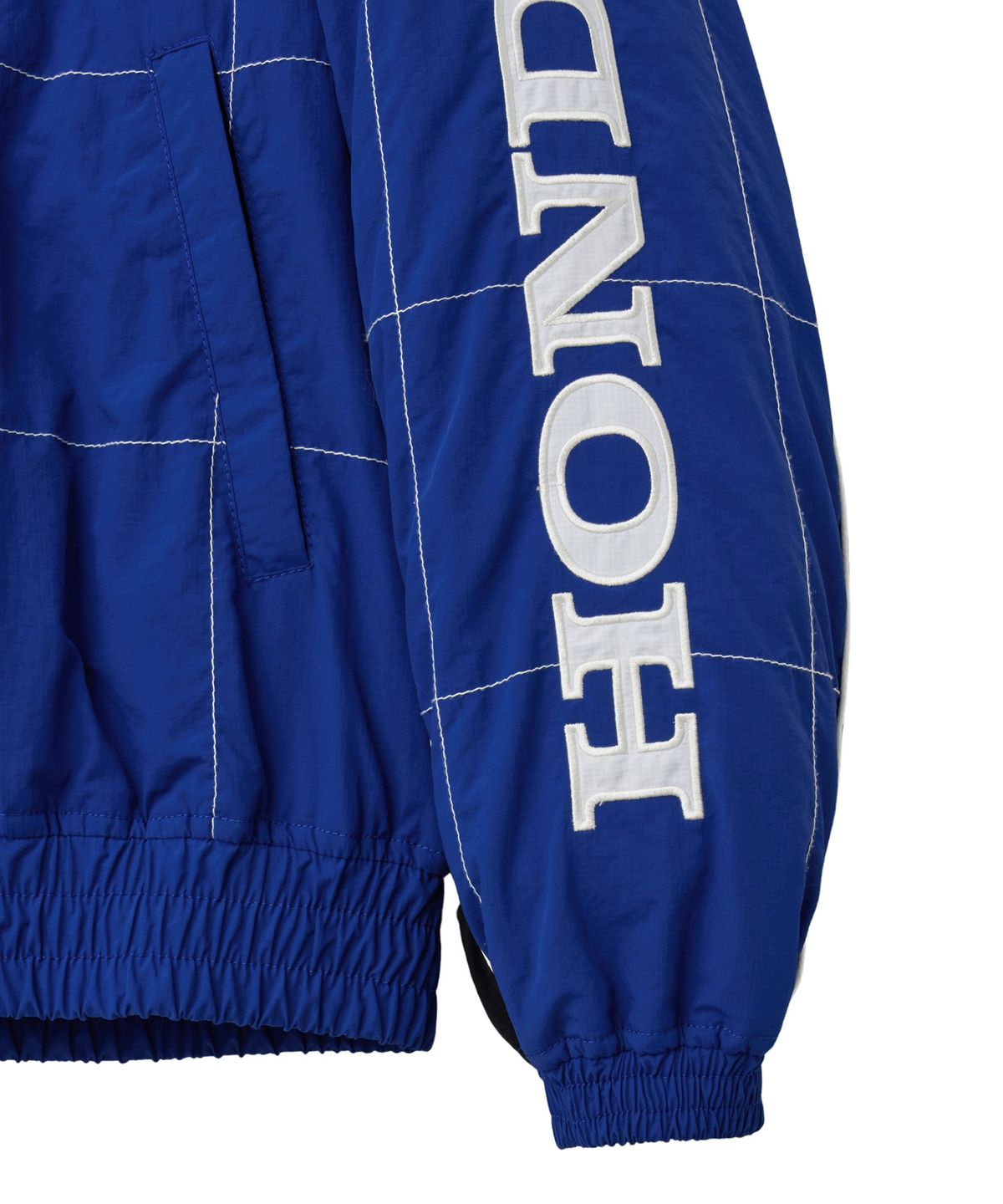 핍스 모터사이클(PHYPS MOTORCYCLE) Quilted Motorcycle Blouson Jacket Blue