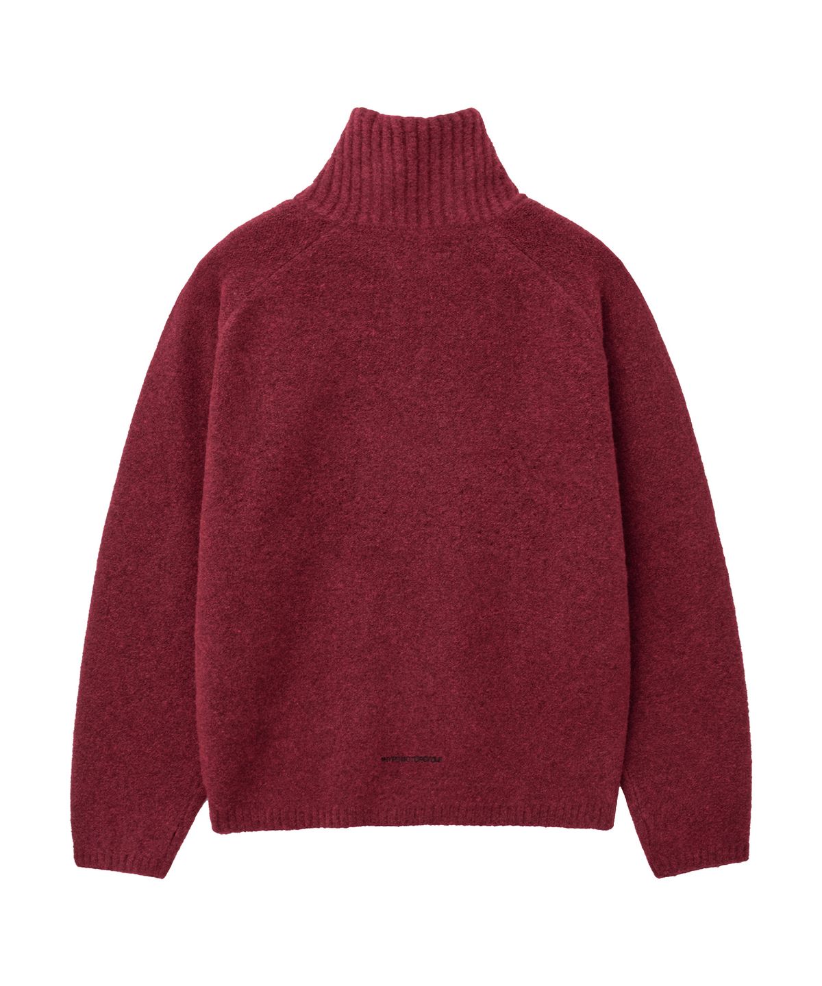 핍스 모터사이클(PHYPS MOTORCYCLE) Mesh Detail Half Zip Knit Red