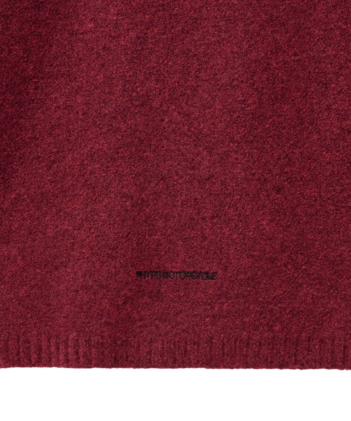 핍스 모터사이클(PHYPS MOTORCYCLE) Mesh Detail Half Zip Knit Red