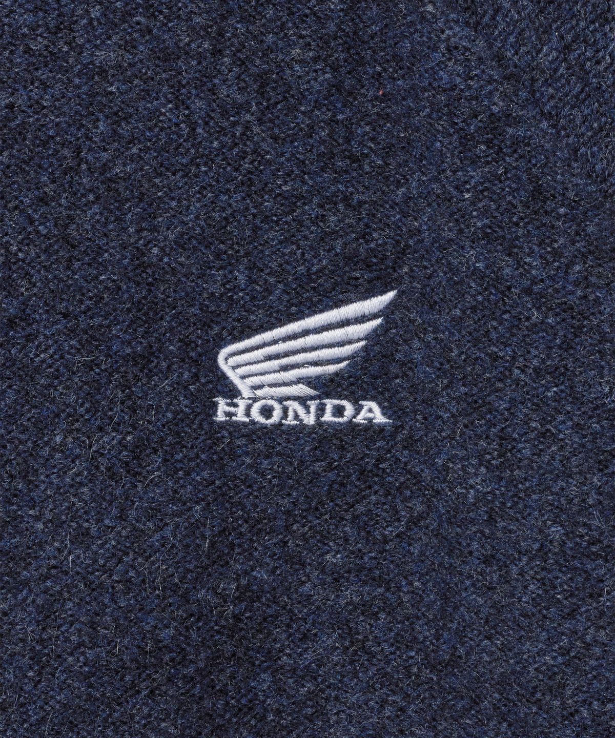 핍스 모터사이클(PHYPS MOTORCYCLE) Mesh Detail Half Zip Knit Blue