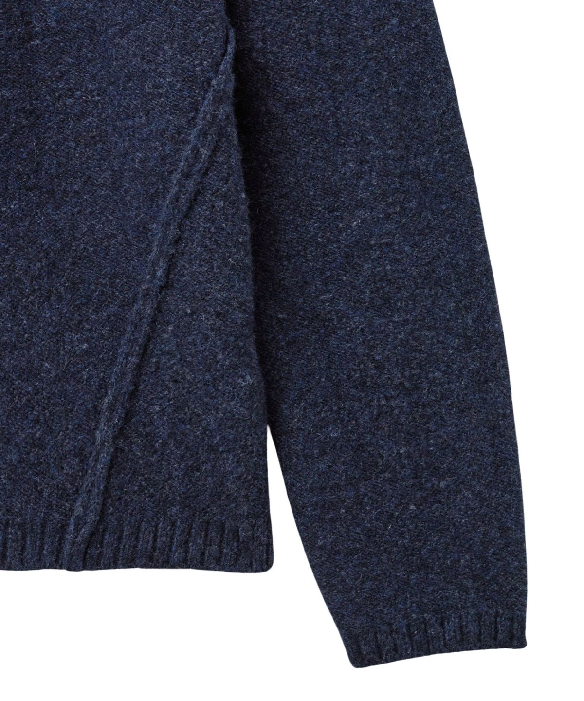 핍스 모터사이클(PHYPS MOTORCYCLE) Mesh Detail Half Zip Knit Blue