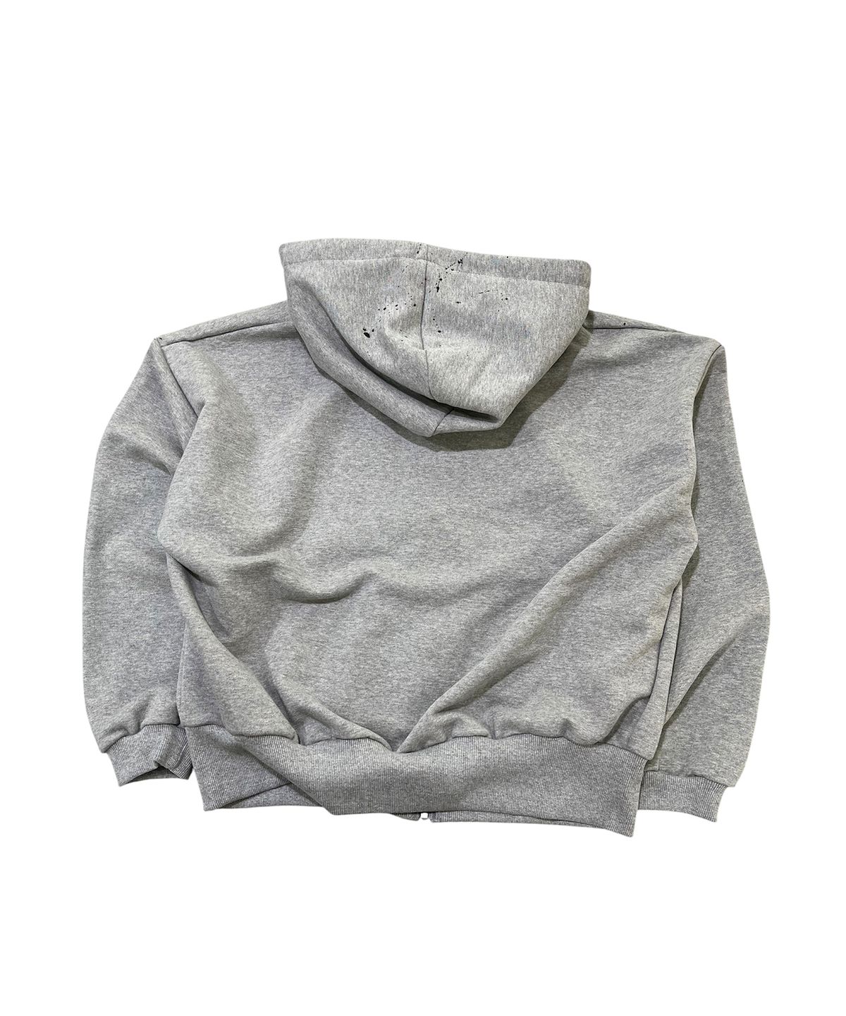 스케이터락(SK8ER ROCK) Splash Varsity Sweat Zip Hoodie (melange gray)