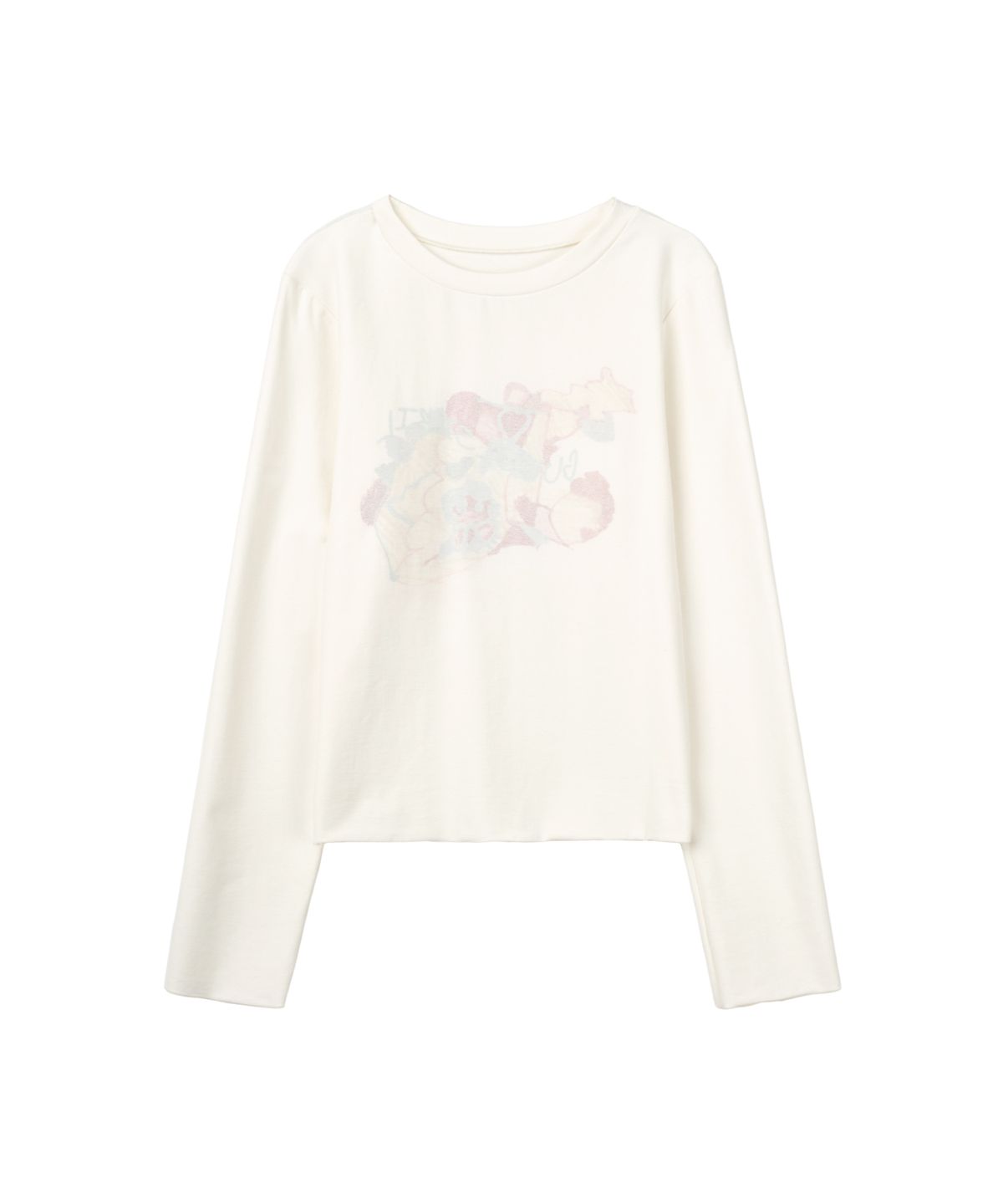 구월십일(GUWOLSIBIL) Children Reversible Print T-shirt Ivory