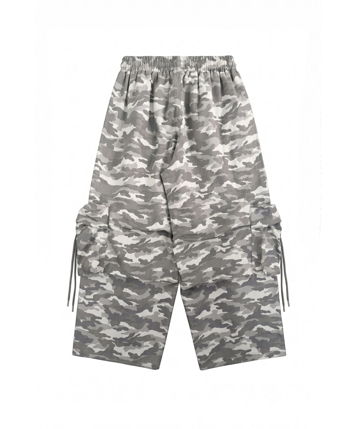 와이이이엘(YEEL) SOLID POCKET WIDE BANDING PANTS WHITE CAMO