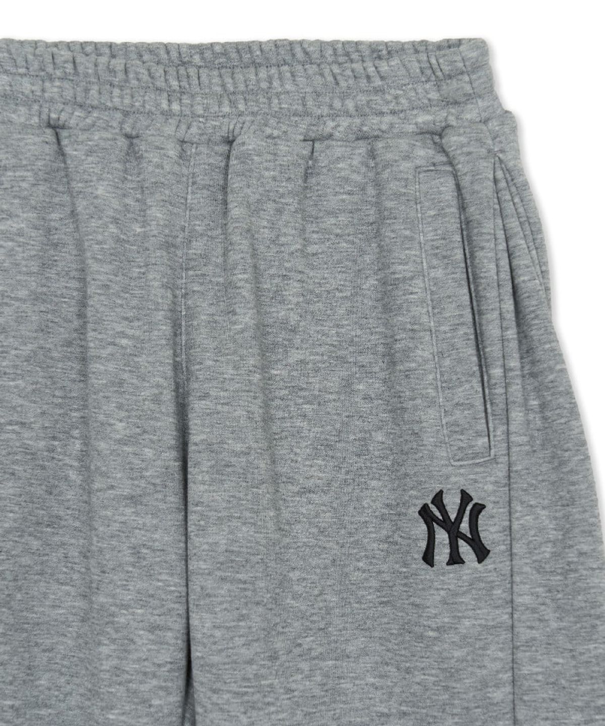 엠엘비 키즈(MLB KIDS) 스트릿 스몰로고 메가 와이드 팬츠 NY (Melange Grey)