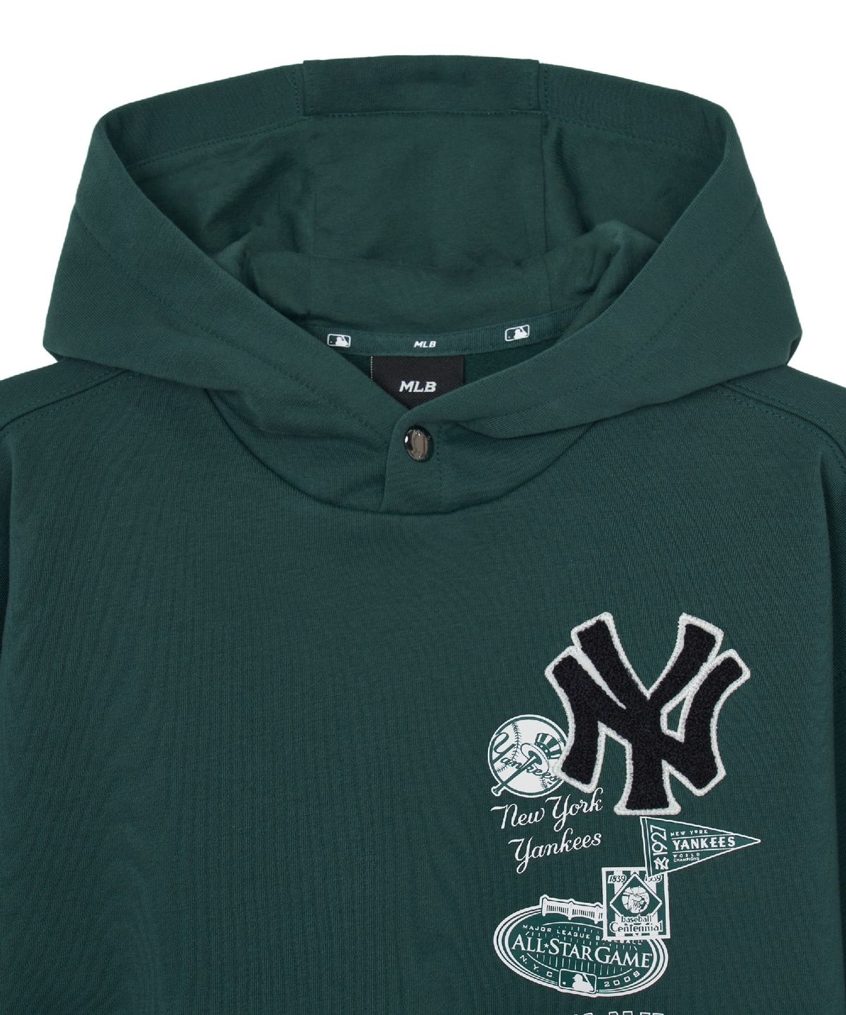 엠엘비 키즈(MLB KIDS) 스포티브 시그니처 기모 후드티 NY (Green)