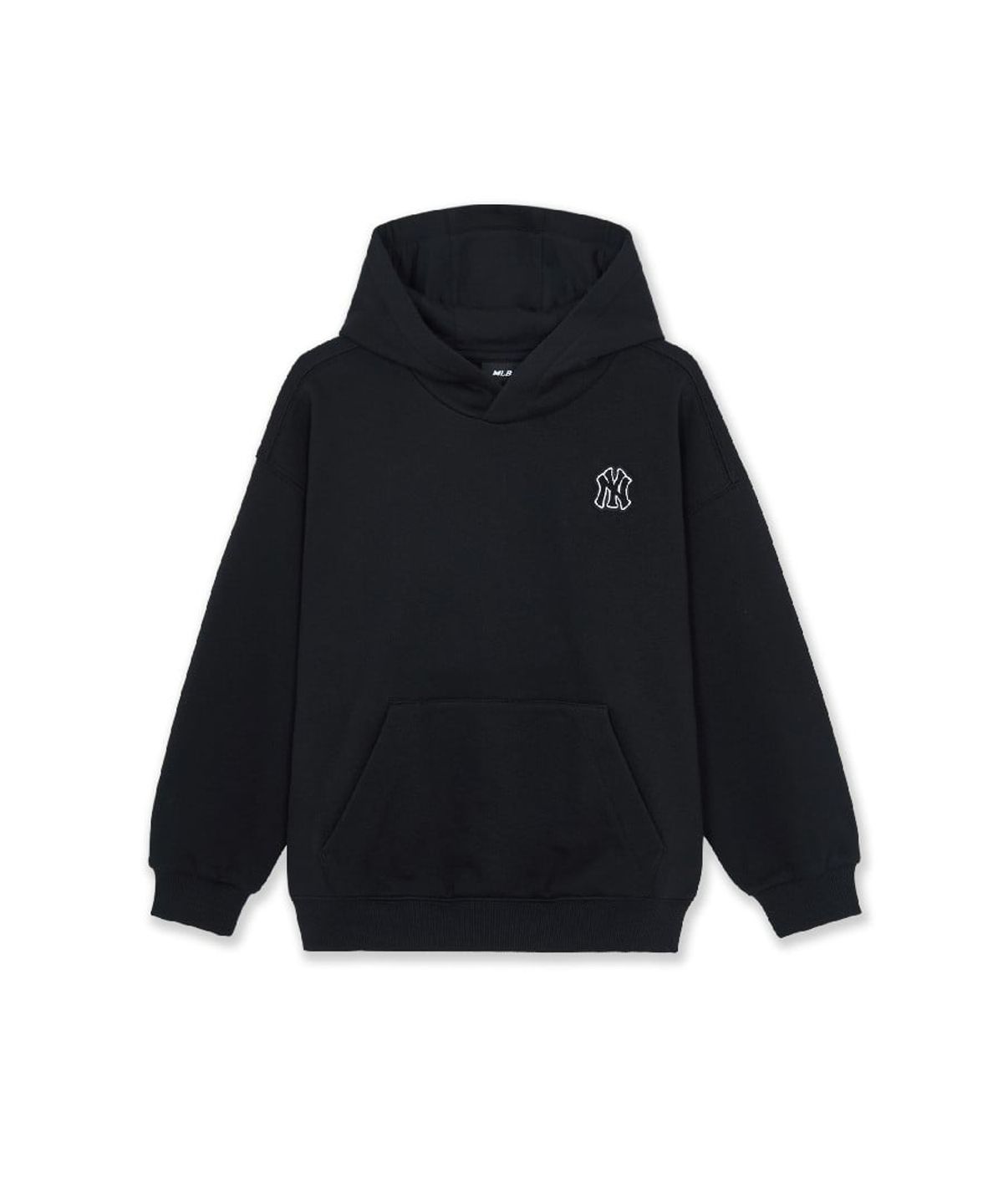 엠엘비 키즈(MLB KIDS) 스포티브 베이직 스몰로고 기모 후드티 NY (Black)
