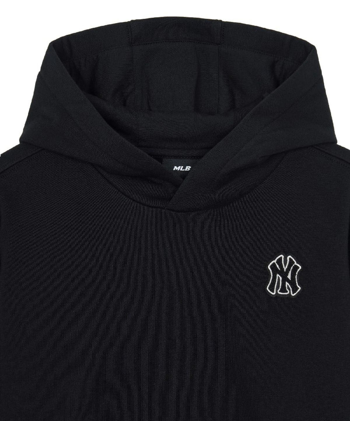 엠엘비 키즈(MLB KIDS) 스포티브 베이직 스몰로고 기모 후드티 NY (Black)