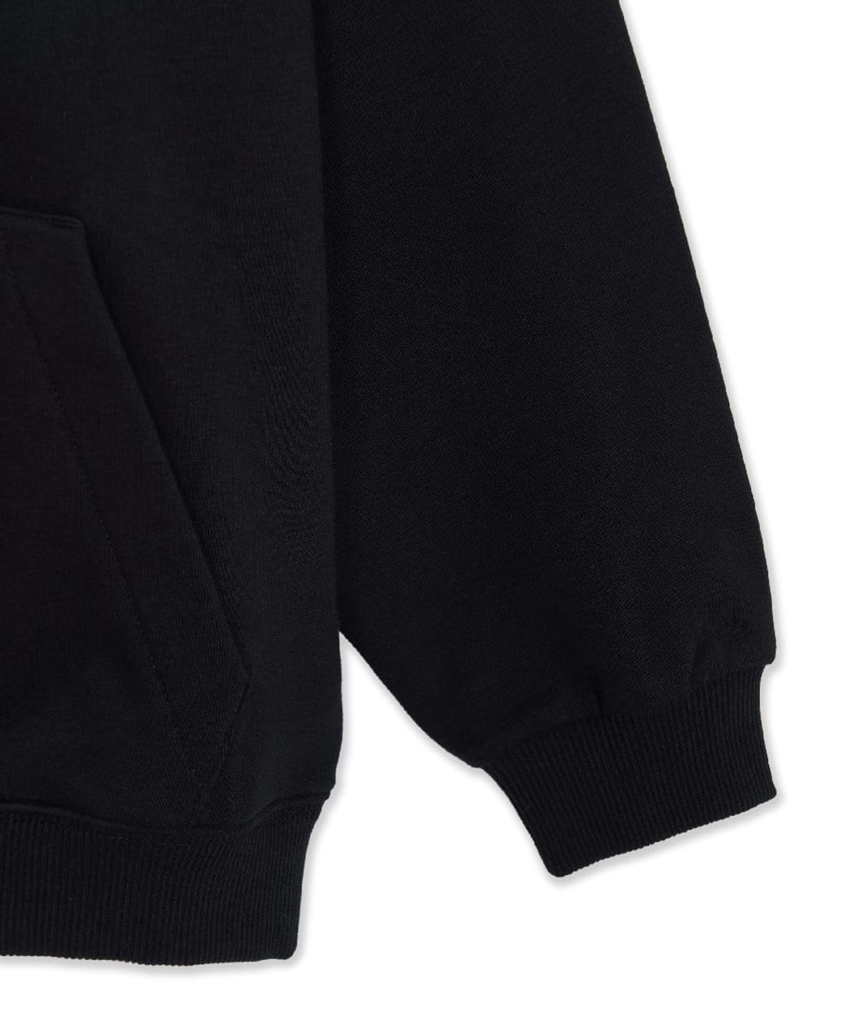 엠엘비 키즈(MLB KIDS) 스포티브 베이직 스몰로고 기모 후드티 NY (Black)