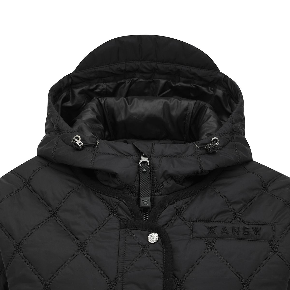 어뉴골프(ANEW GOLF) WOMEN WI 2 IN 1 QUILTED JACKET_BK