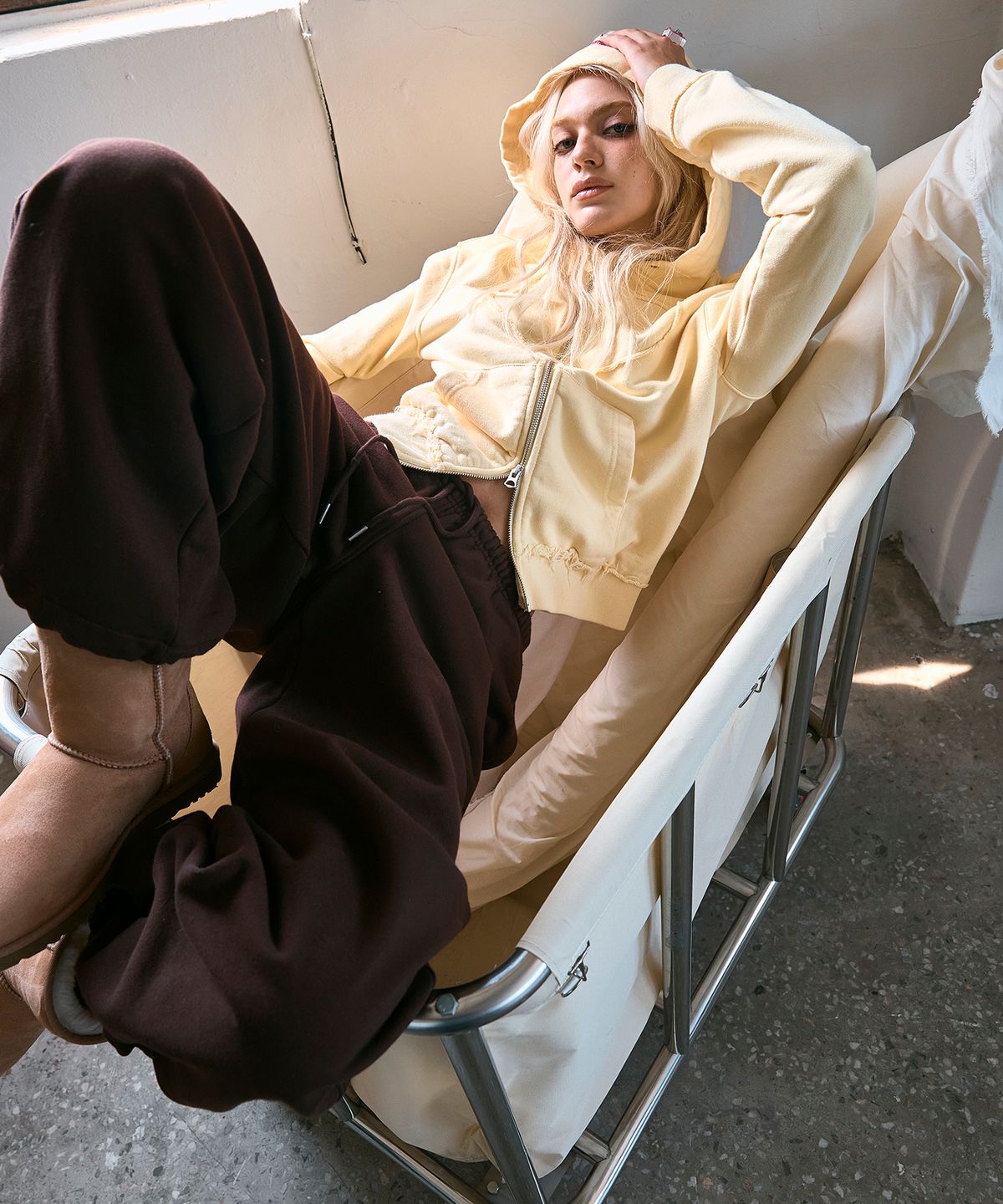 하이타이드 프랭키(HIGHTIDEFRANKIE) Cosmic Uniform String Pants Brown