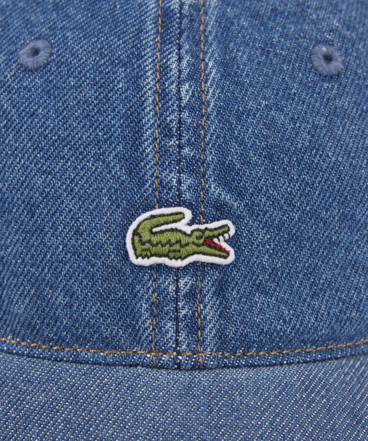 라코스테(LACOSTE) 여성 유니섹스 데님 6패널 캡 RK6362-56N MK9