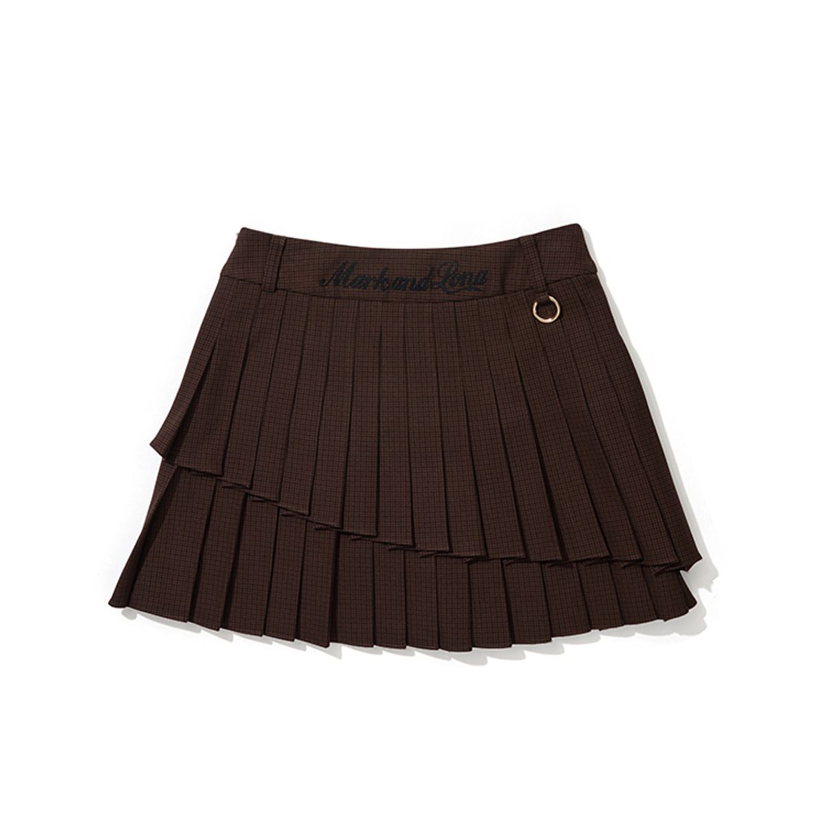 마크앤로나(MARK&LONA) W GENERAL CHECK PLEATS SKIRT LS3IE73F