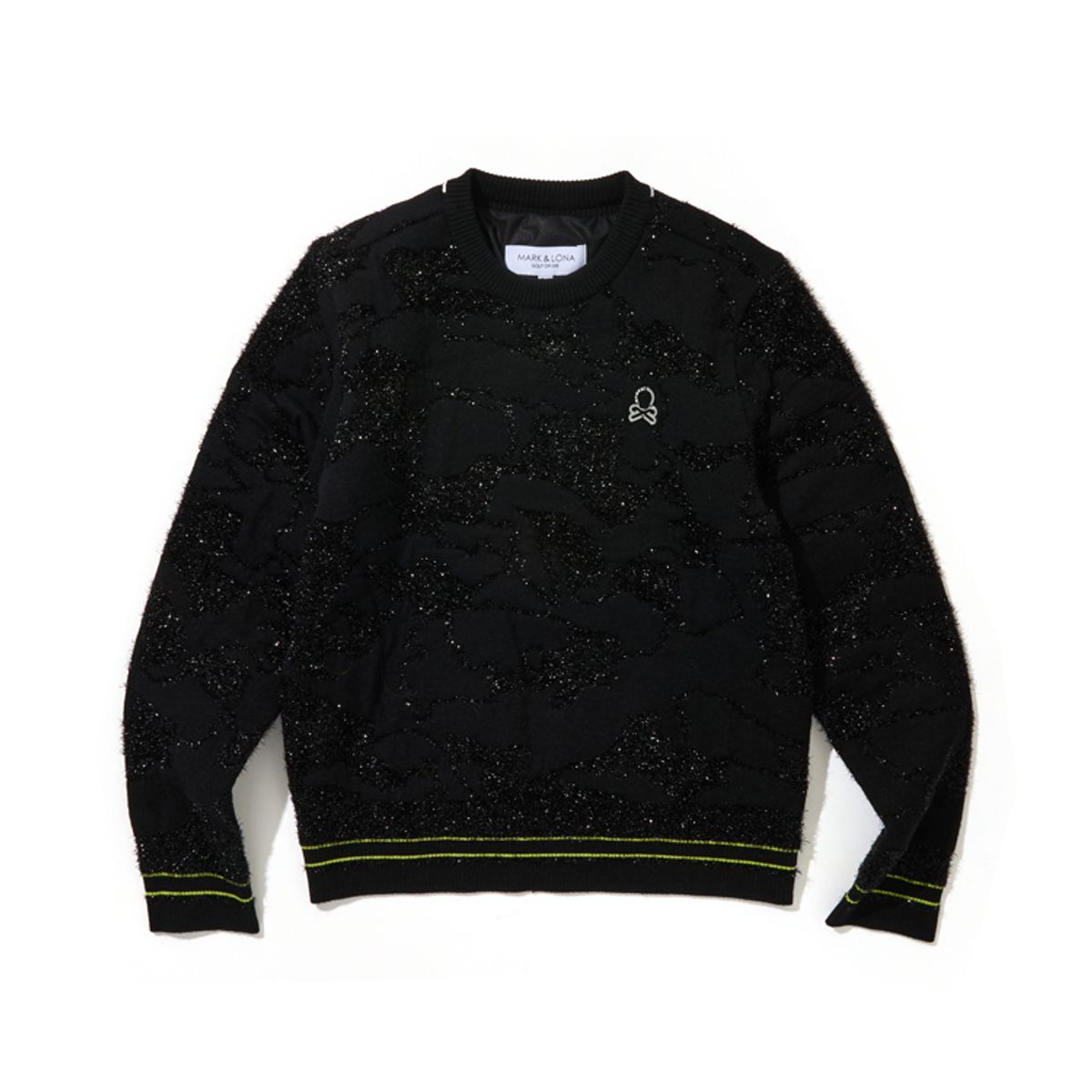 마크앤로나(MARK&LONA) W GENERAL CAMO METAL JQD KNIT CREW LS3IB75F