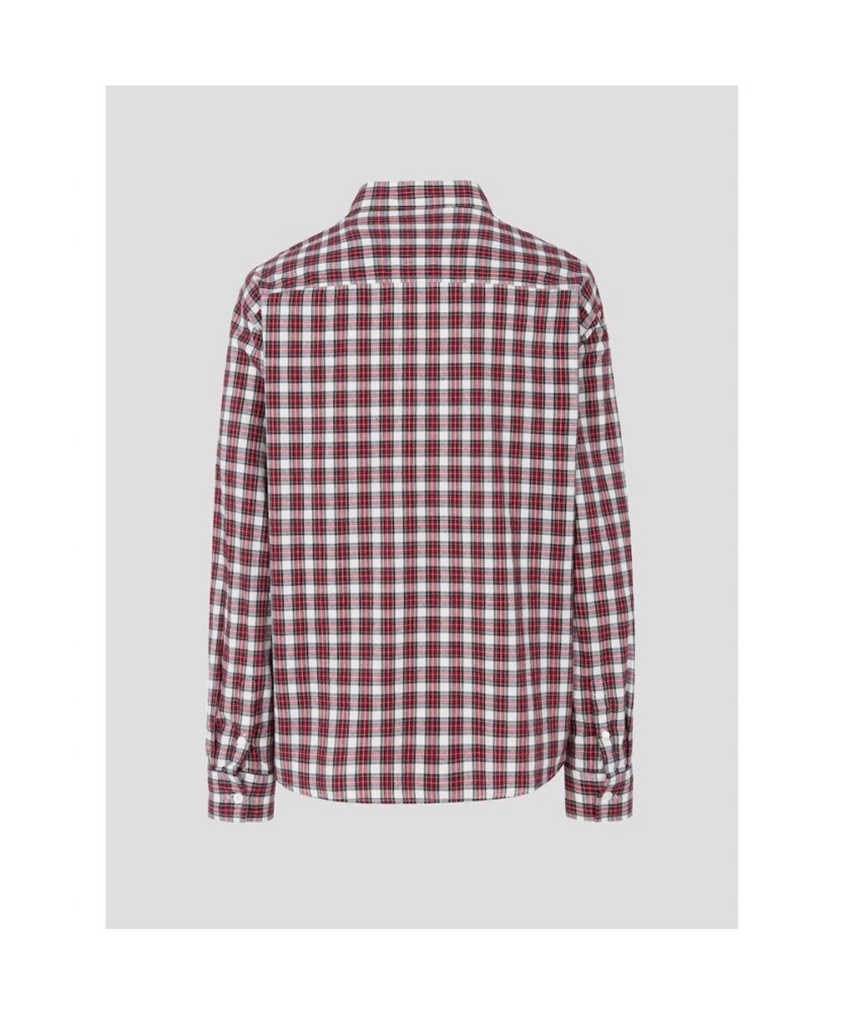 빈폴 레이디스(BEANPOLE LADIES) 미니 타탄체크 릴랙스핏 셔츠  레드 (BF6964C206)