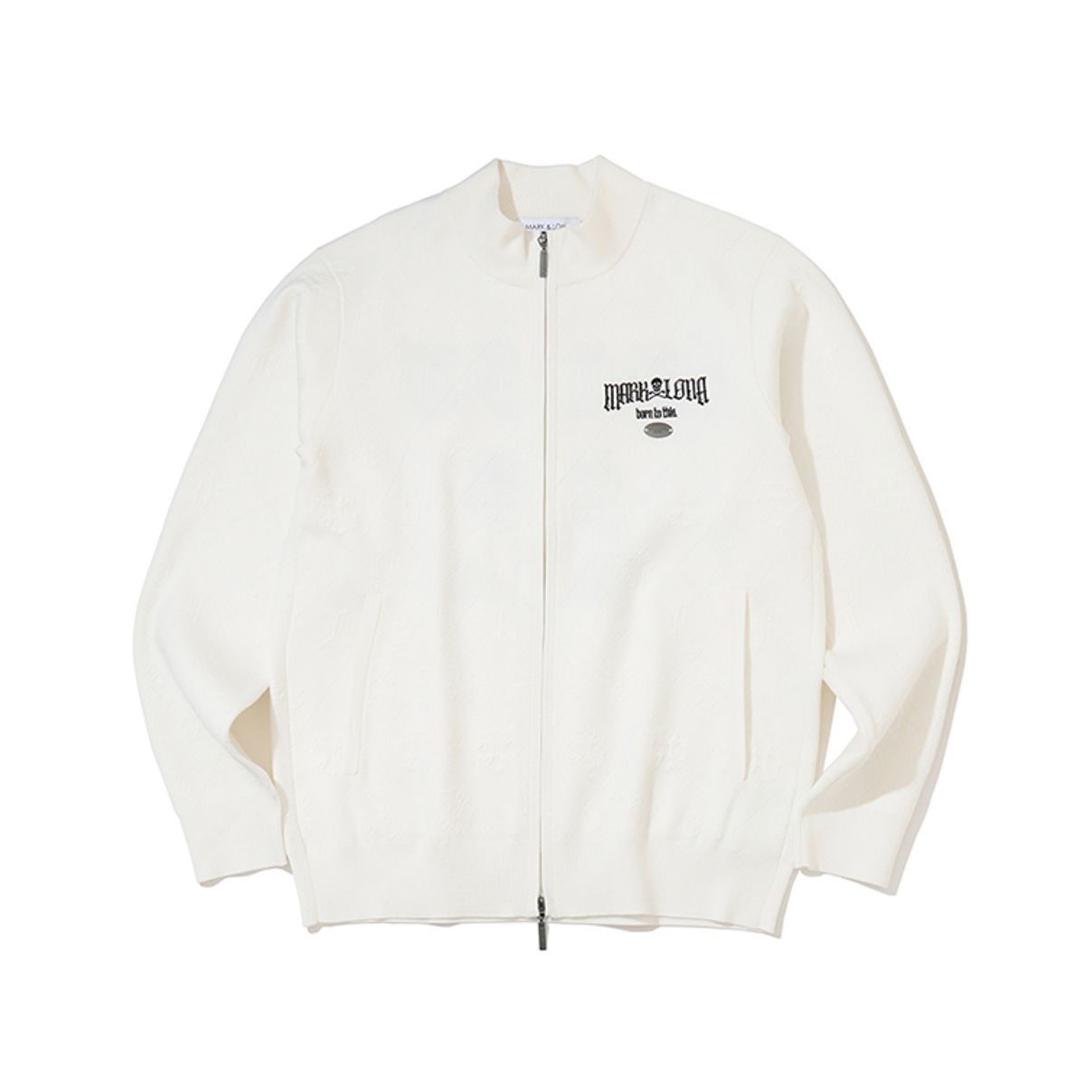 마크앤로나(MARK&LONA) M GN LOGO POINT KNIT OUTER LS3IB03M