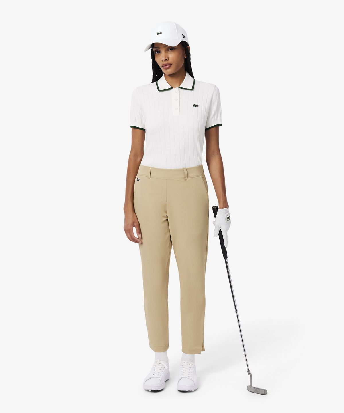 라코스테(LACOSTE) 여성 뉴에라 콜라보 9FORTY 골프 캡 RK7310-56N 001