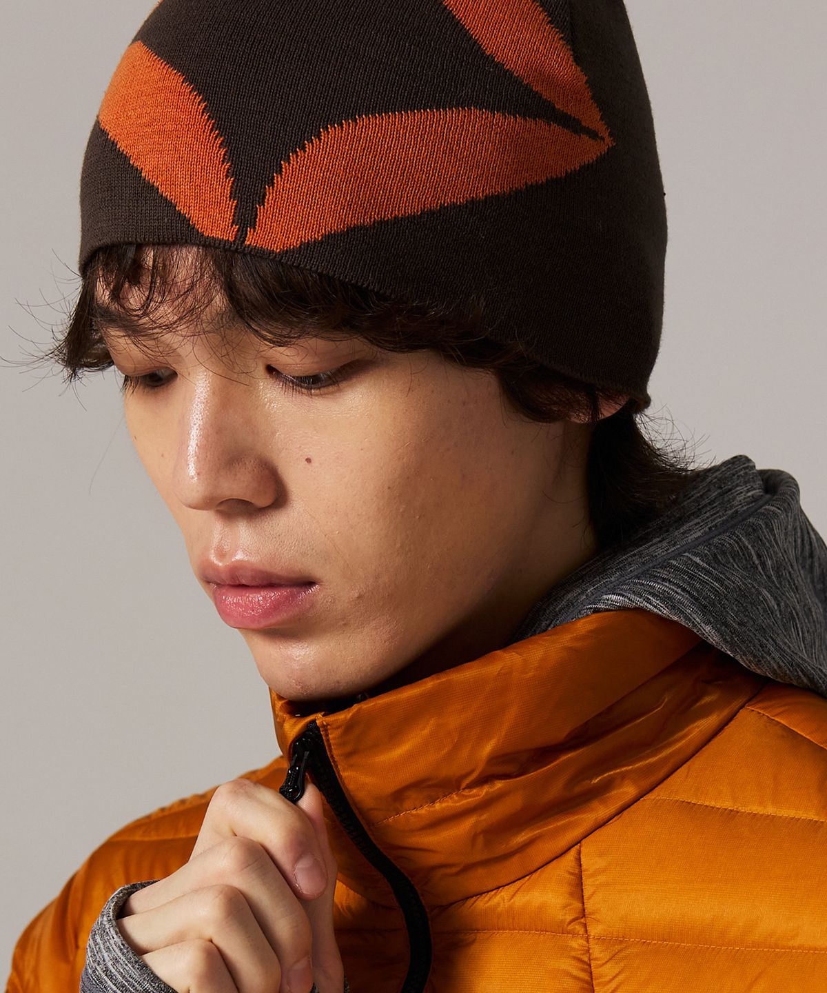 헬리녹스 웨어(HELINOX WEAR) 이클립스 비니_Dark Orange