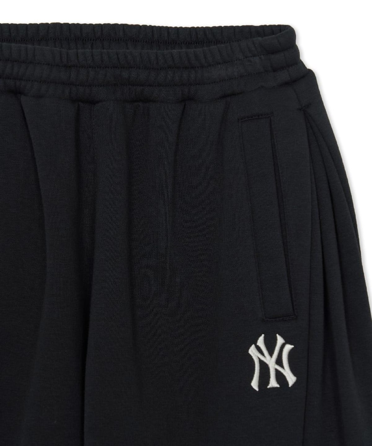 엠엘비 키즈(MLB KIDS) 스트릿 스몰로고 메가 와이드 팬츠 NY (Black)