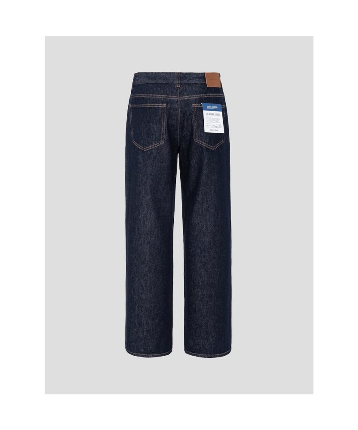 빈폴 레이디스(BEANPOLE LADIES) [Essential] 기모 생지 데님 스트레이트 팬츠  네이비 (BF6921E71R)